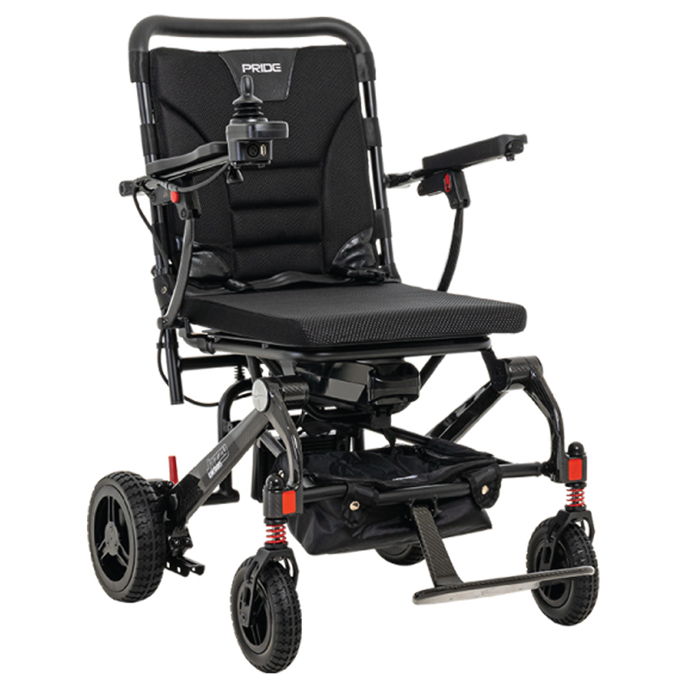 Pride Jazzy Carbon lightweight folding wheel chair