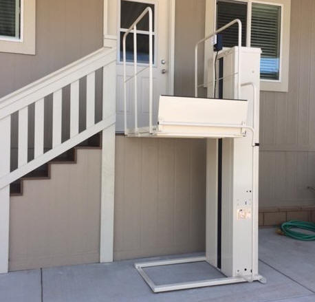 Macs pl50 vertical platform wheelchair lift elevator