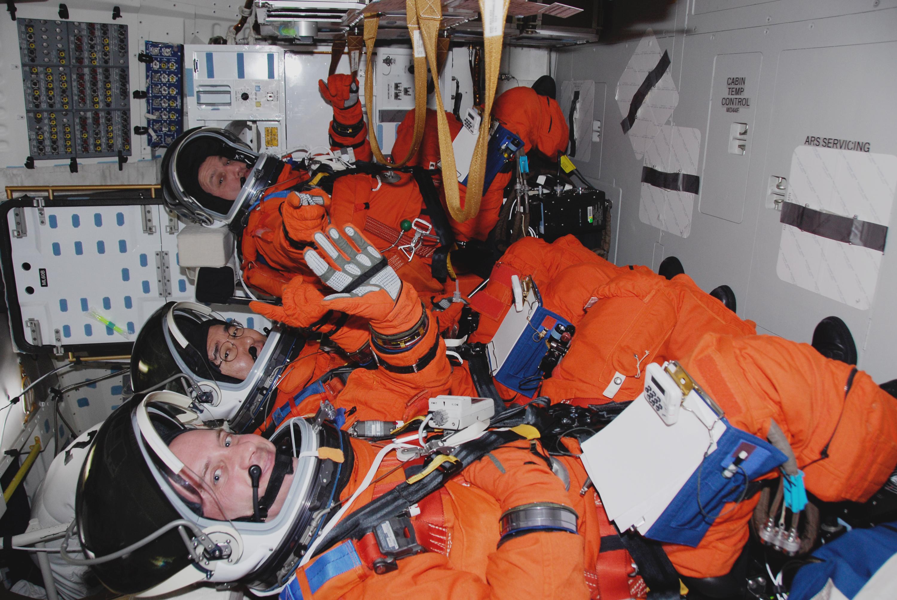 ZERO GRAVITY ASTRONAUT POSITION CREATED BY NASA