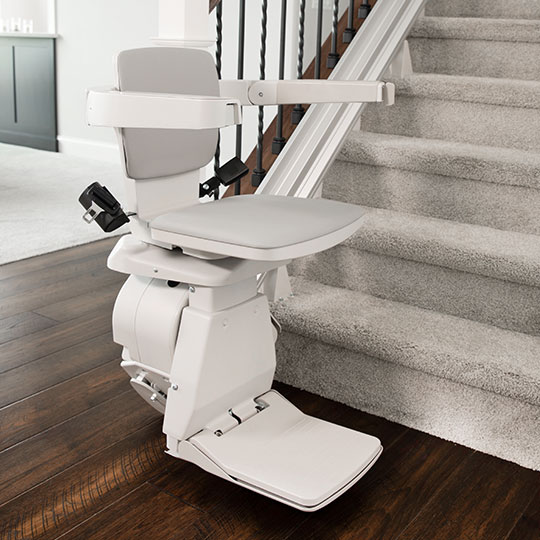 Bruno Elan SRE3050 indoor home residential straight rail stair chairlift