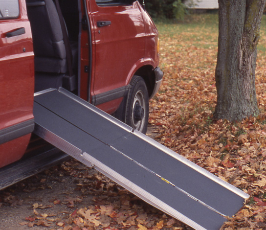 AlumiRamp Ready Ramp - Portable, Trifold, Aluminum Wheelchair Access Ramp